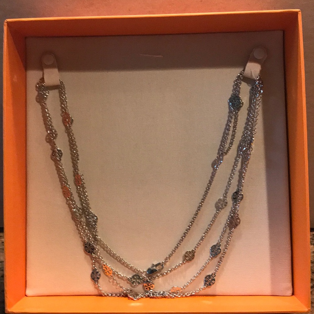 Tory Burch triple strand necklace